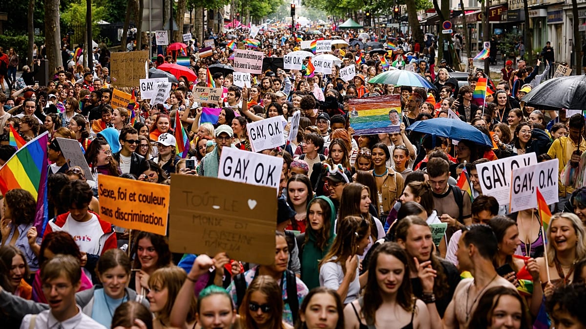 Paris Pride draws tens of thousands as far-right looms over French election