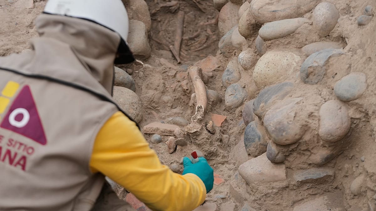 Peruvian dig reveals 38 skeletons at Chan Chan citadel
