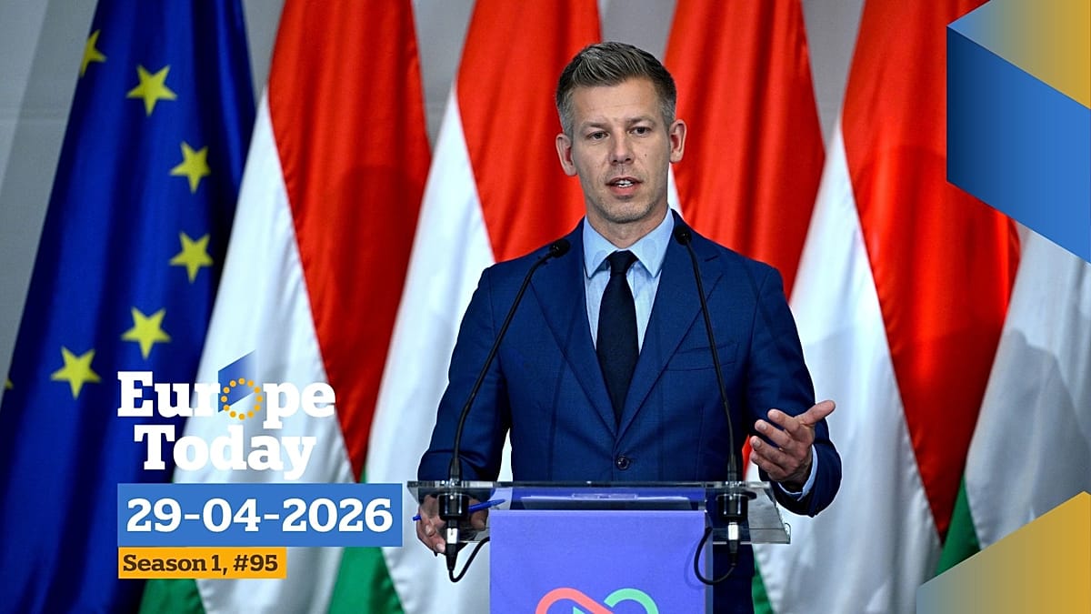 Péter Magyar in Brussels as Commissioner Mînzatu Outlines EU Agenda on Euronews