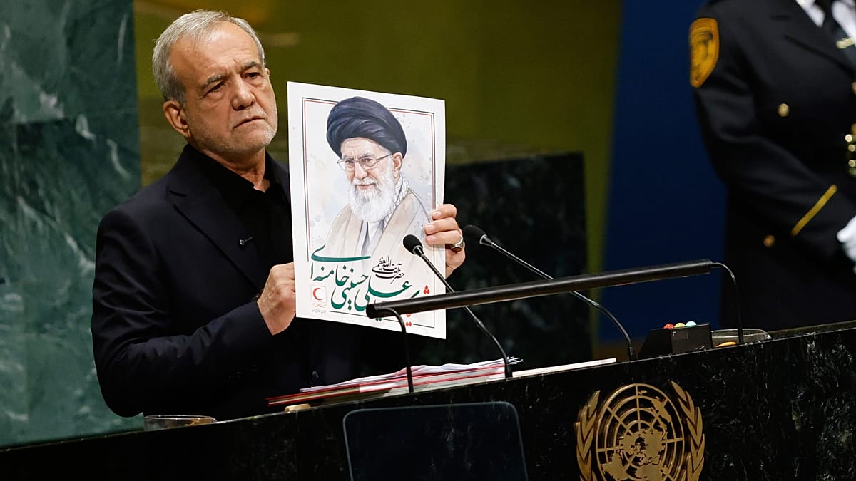 Pezeshkian tells UN Iran will not be bullied but will negotiate