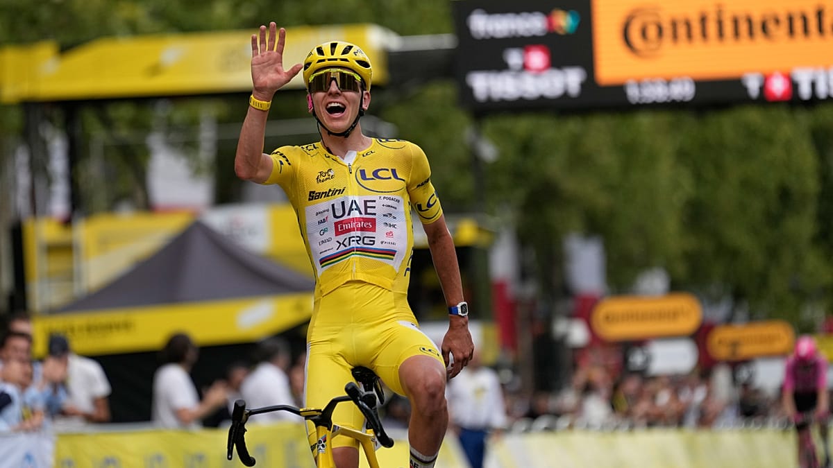 Pogačar wins fifth Tour de France as wildfires reshape final stage