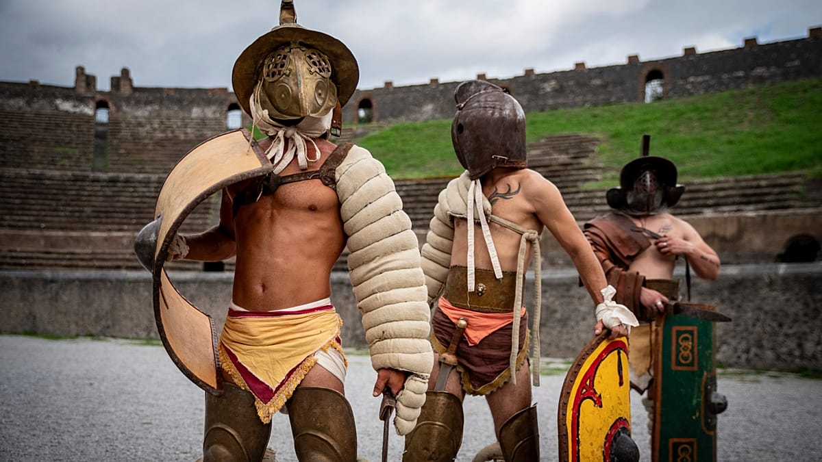 Pompeii revives gladiators and Roman rituals for European Heritage Days