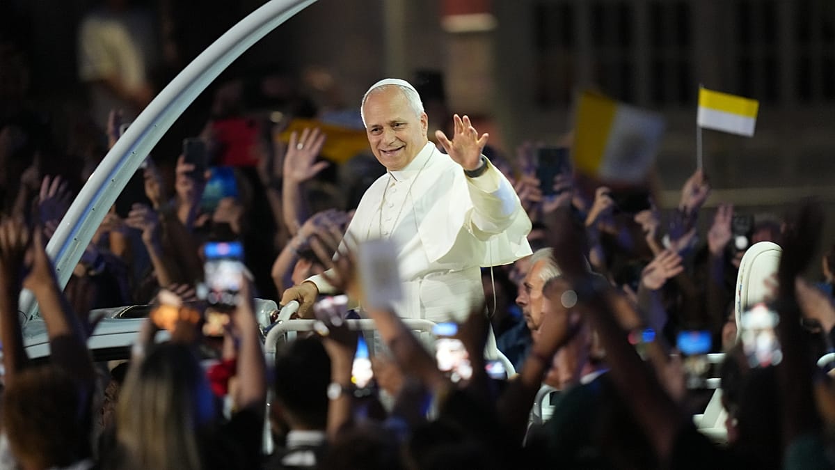 Pope Leo XIV's Paris Mass draws 800,000 before emotional Lourdes pilgrimage