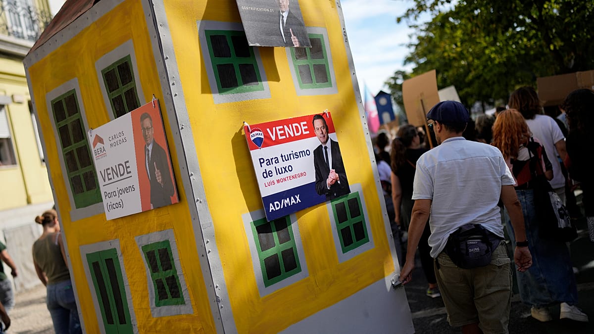 Portugal's housing protests join Europe-wide wave over living costs