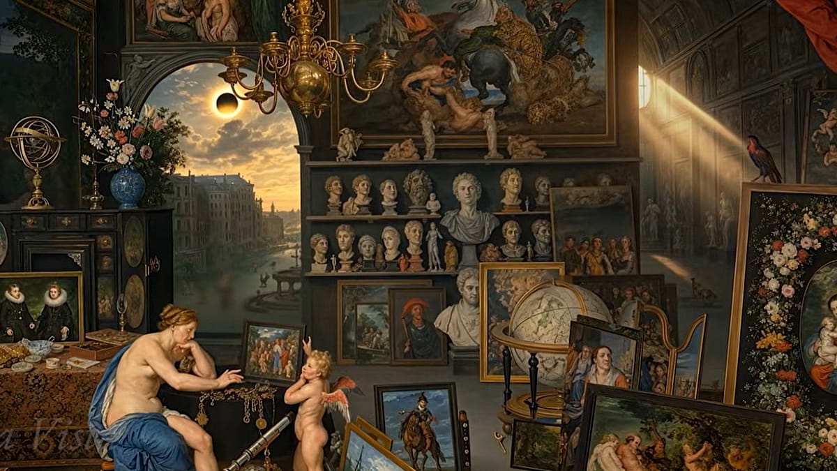 Prado's AI video reimagines masterpieces under eclipse light