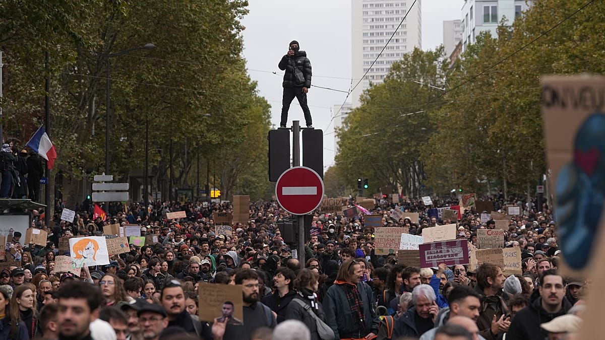 Protests Erupt Across Europe Over Pensions, Housing and Corruption