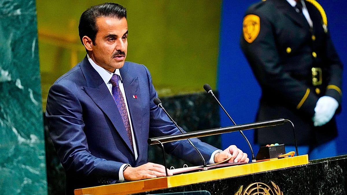 Qatar's emir urges Gulf talks with Iran as UN leaders press Israel