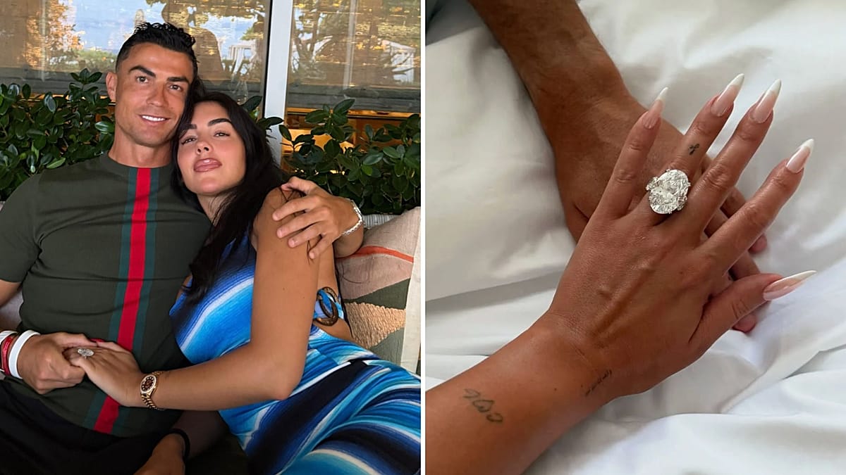 Ronaldo's engagement ring: the mystery behind its size and price