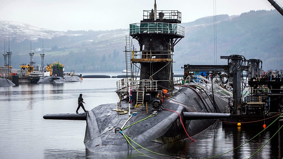 Royal Navy nuclear submarines rely on fire hoses against drones