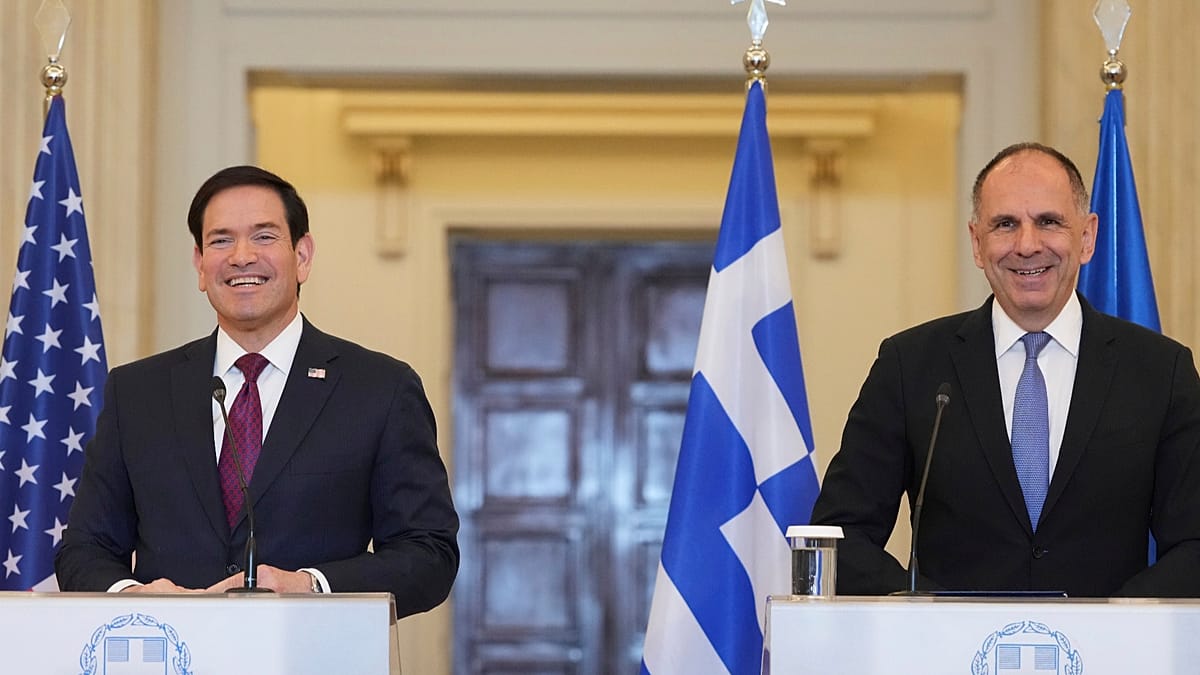 Rubio in Athens pushes Europe to boost defence spending