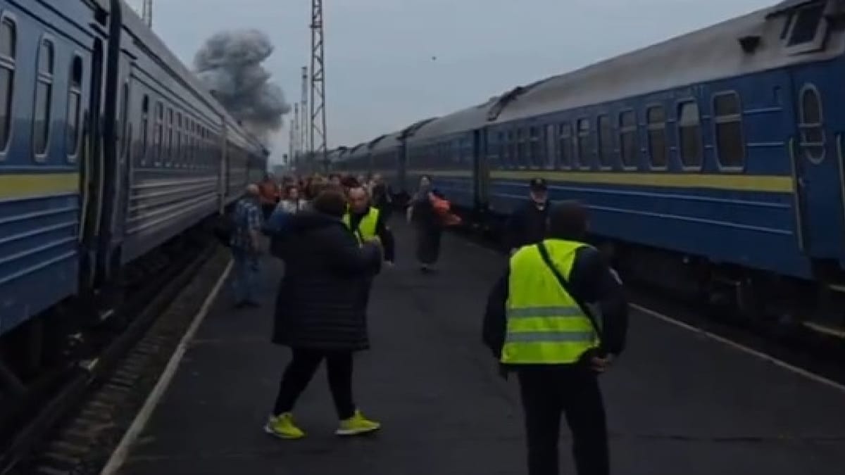 Russian drone hits passenger train near Polish border, Kyiv says