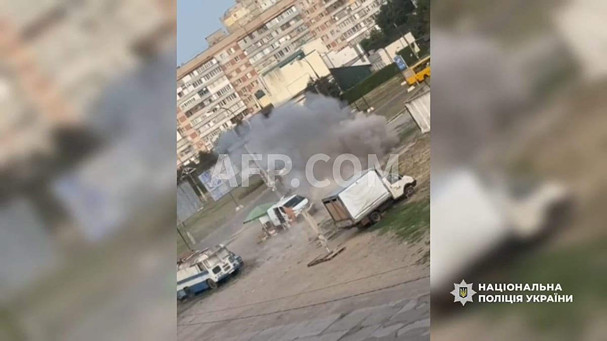Russian drone targets civilian at Kherson market, police say