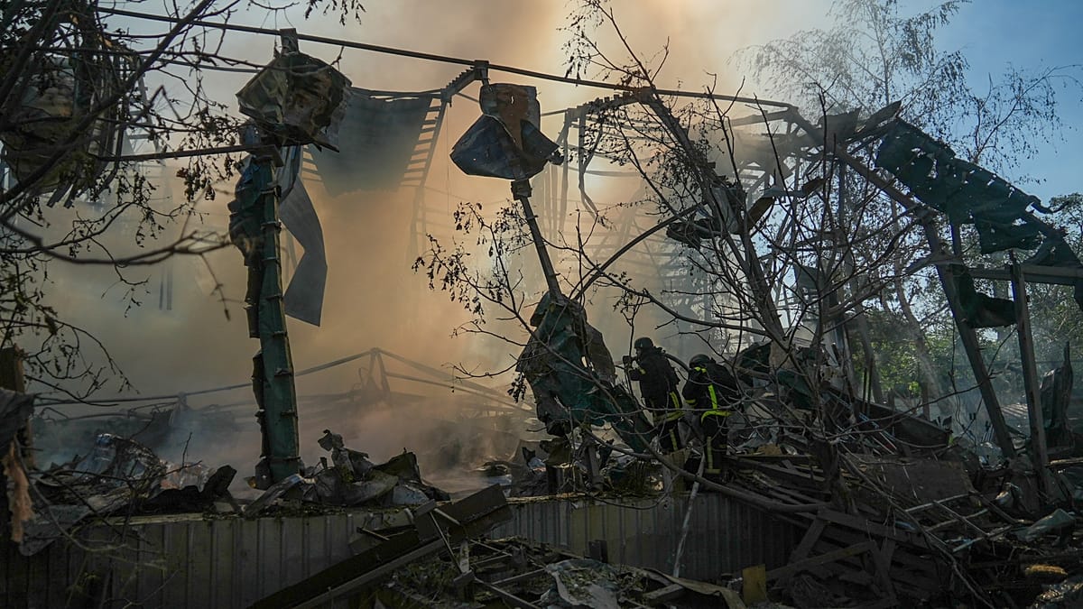Russian strike on Kharkiv village kills at least 10, governor says