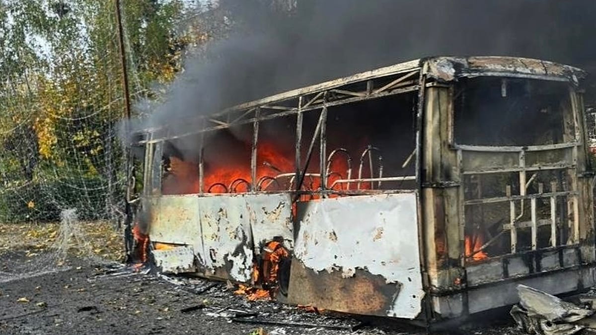 Russian strike on Kramatorsk buses kills at least 12, wounds 19