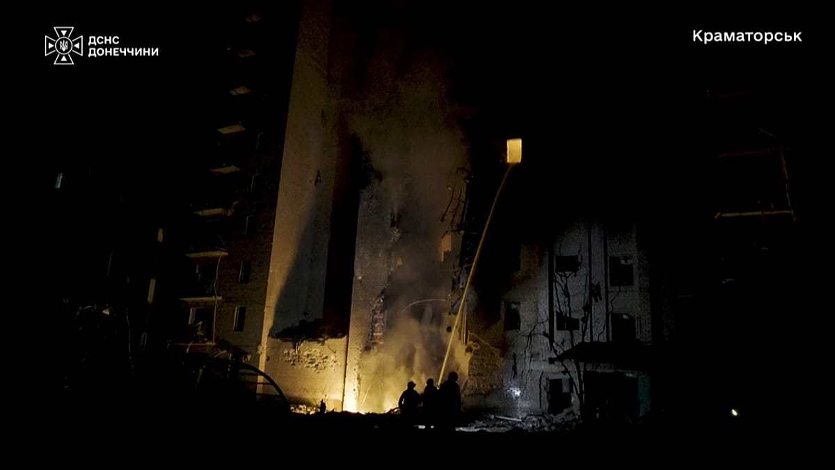 Russian strike on Kramatorsk kills one, wounds 17 in eastern Ukraine