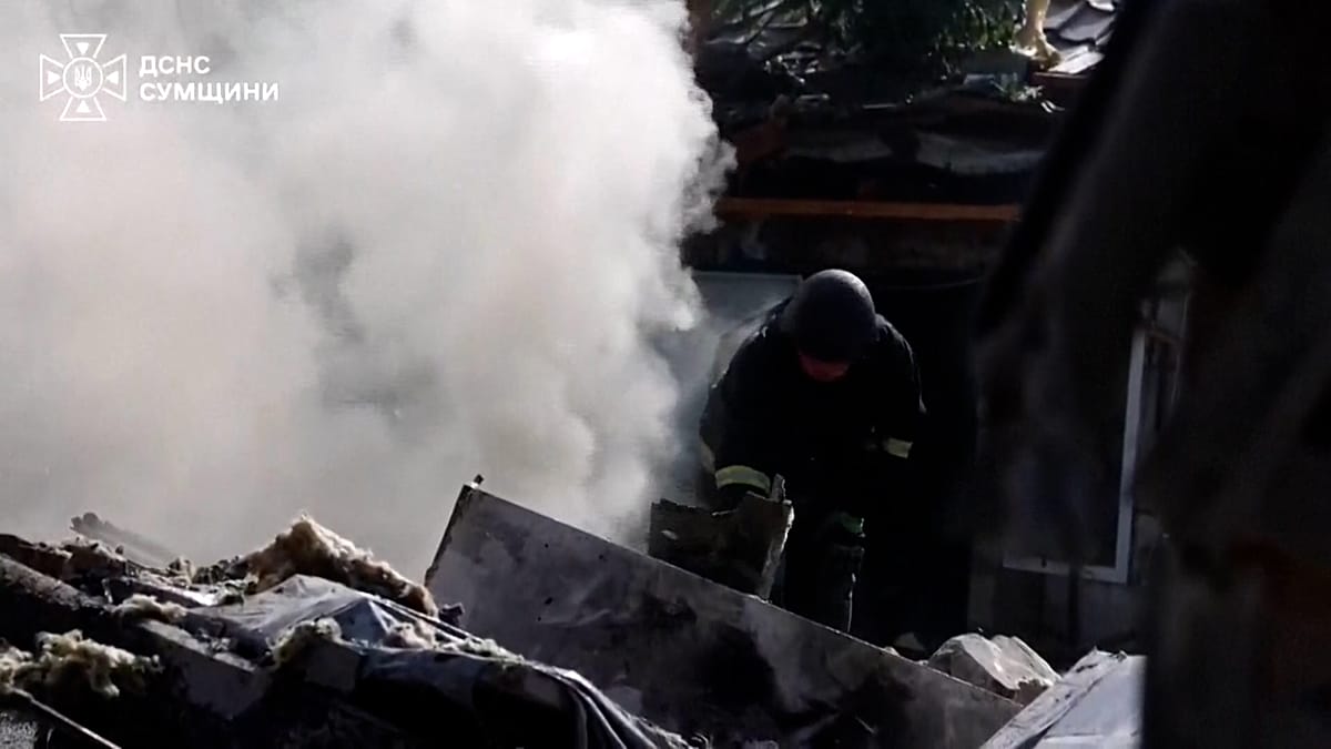 Russian strikes hit Odesa and Sumy, sparking fires and casualties