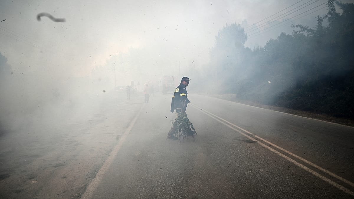 Sea rescues in Greece as wildfires strain Europe's firefighting capacity