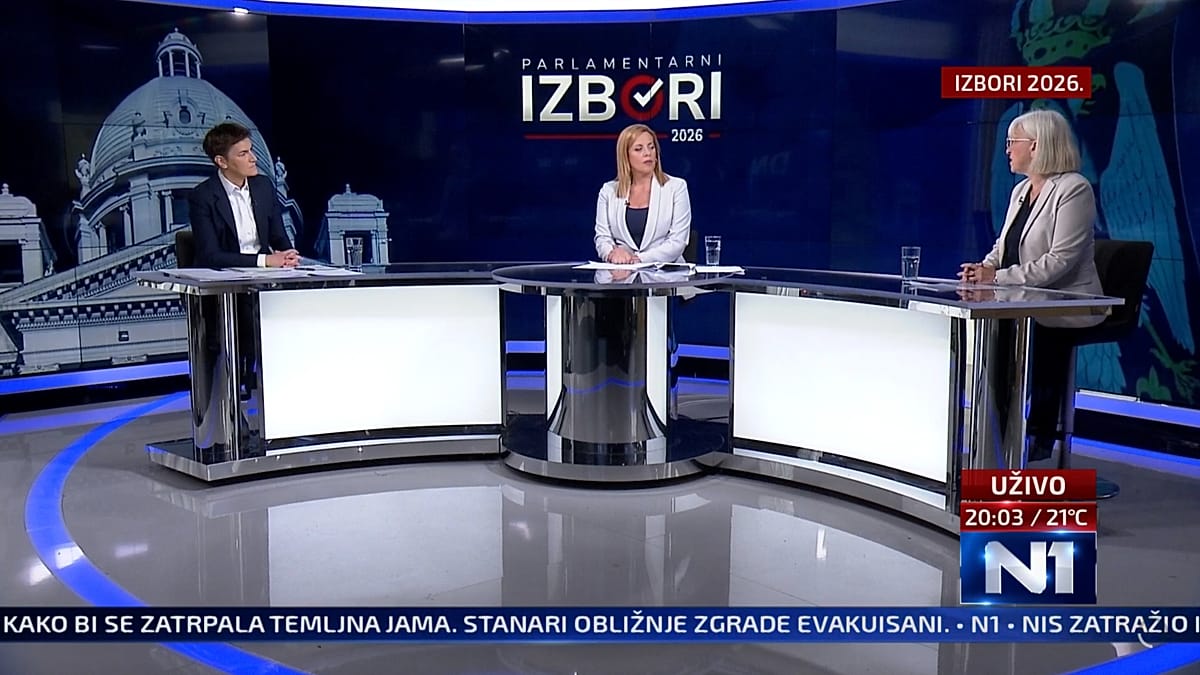 Serbia's Ruling and Opposition Figures Clash in Rare Televised Debate