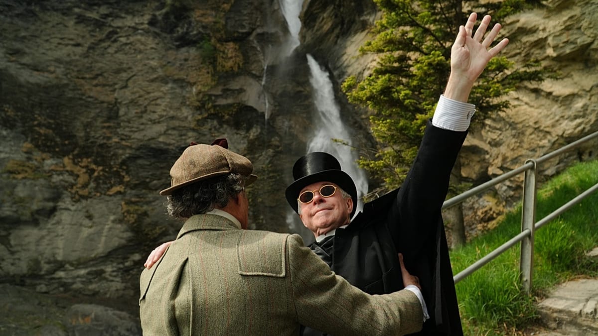 Sherlock Holmes Fans Recreate Iconic Death Scene at Reichenbach Falls