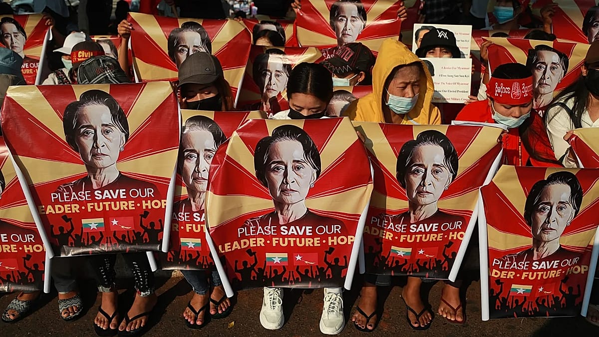 Son of Myanmar's Suu Kyi Asks Macron for Proof of Life After House Arrest Move