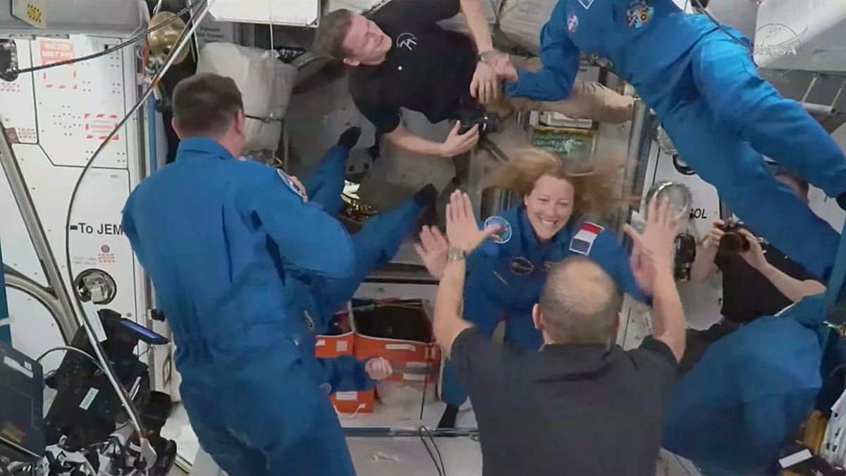 Sophie Adenot completes second spacewalk outside ISS