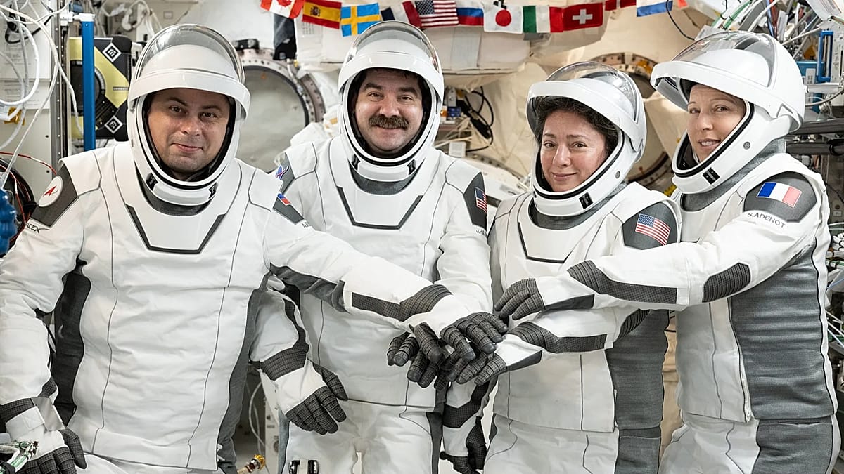 Sophie Adenot sets European spaceflight record after 235-day ISS mission