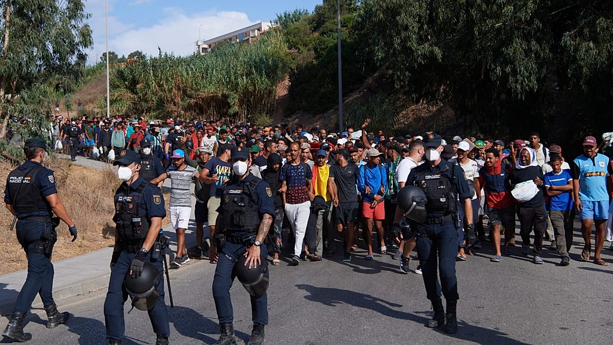 Spain relocates migrants from Ceuta beach camp to shelters
