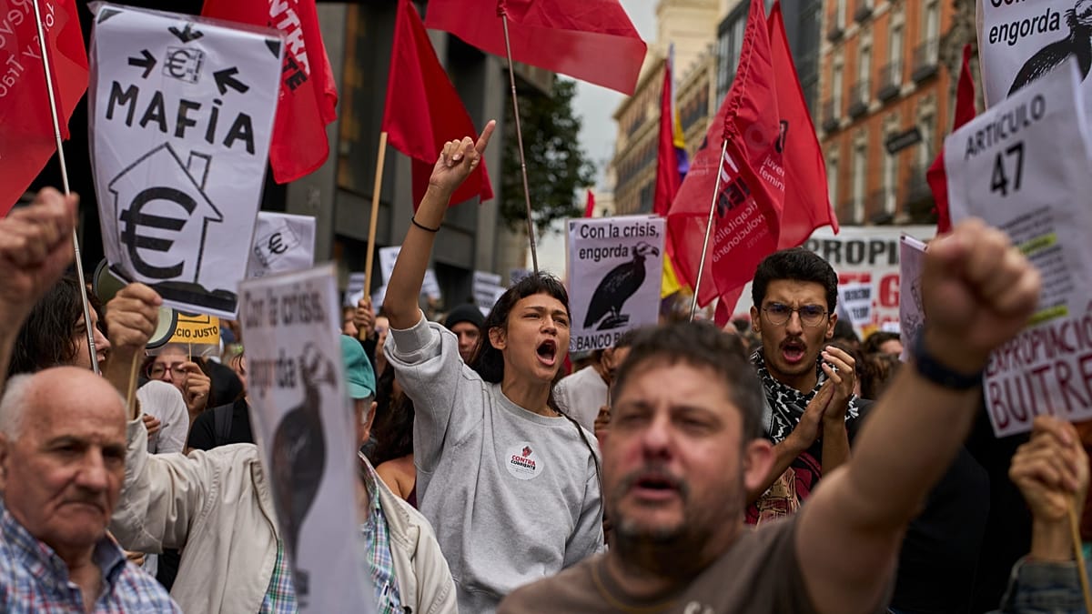 Spain's housing crisis ignites nationwide protests after parliament rejects tenant protections