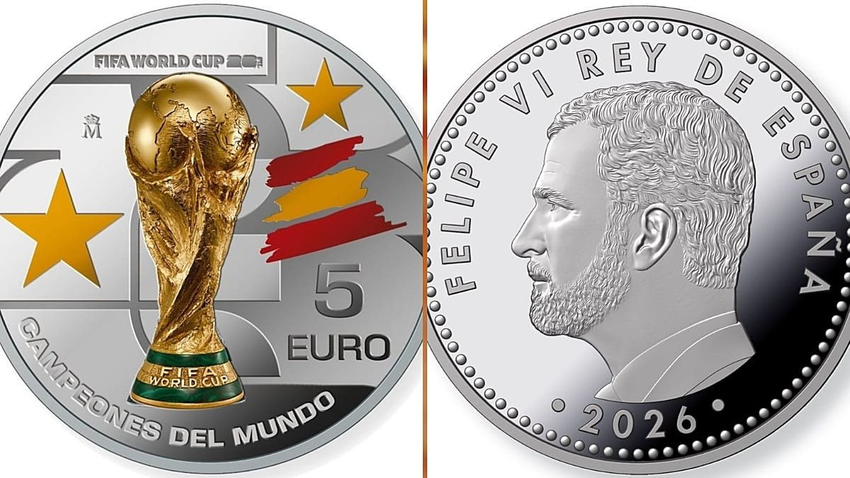 Spain's Royal Mint issues silver coin to commemorate 2026 World Cup win