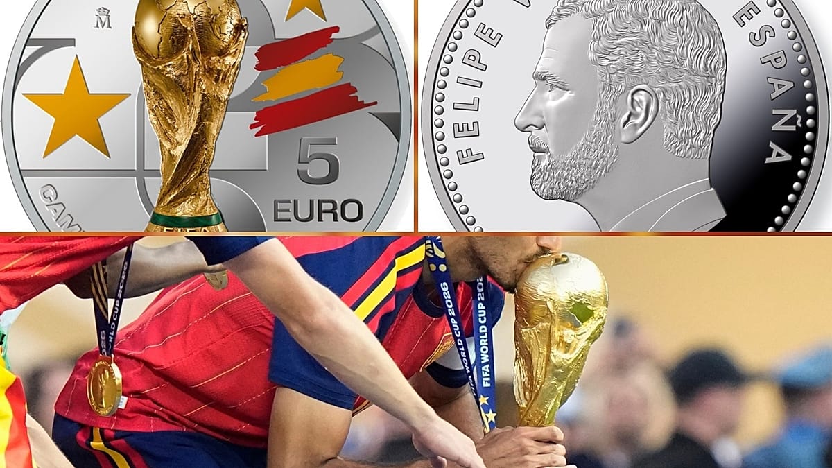 Spain's Royal Mint issues silver coin to mark 2026 World Cup triumph