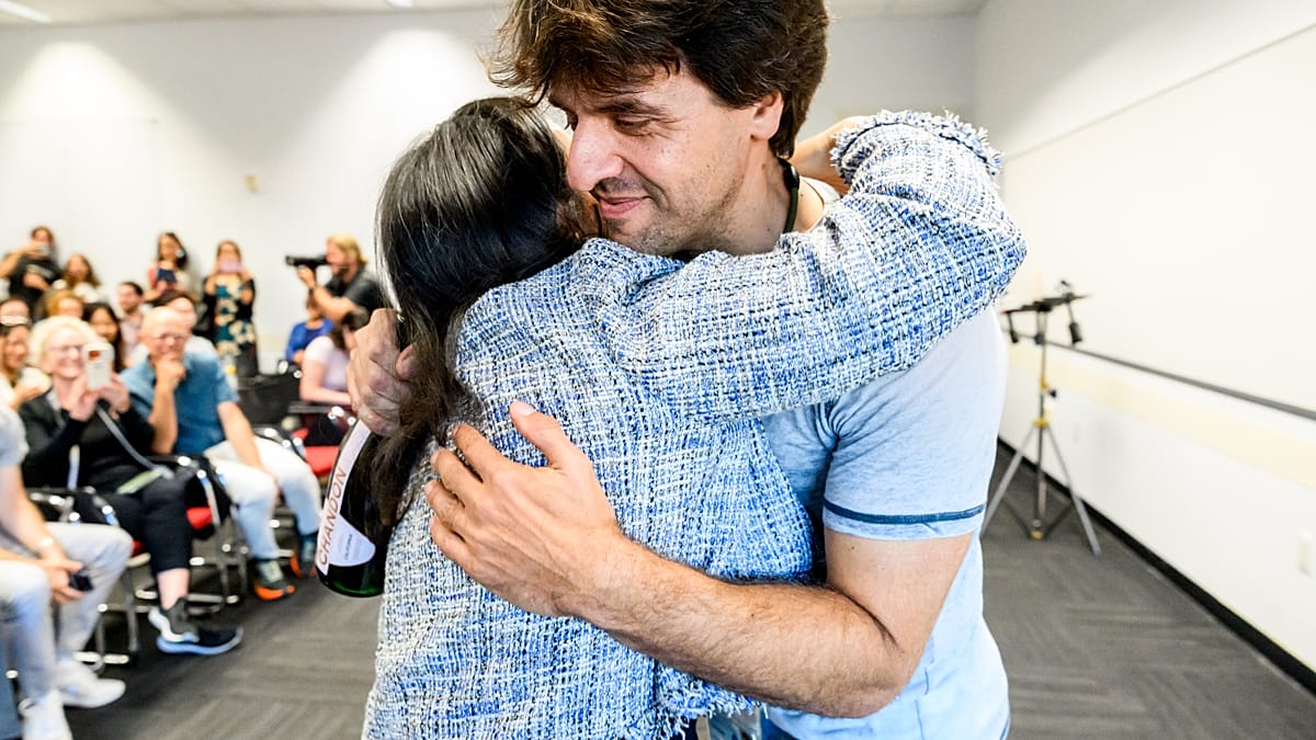Stanford scientist's Nobel news delivered to his children in a memorable way