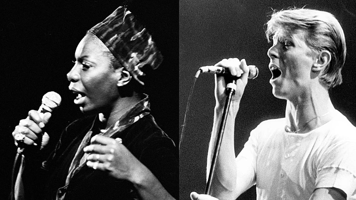 Steve McQueen's dark duet: Bowie and Simone meet at Guggenheim Bilbao