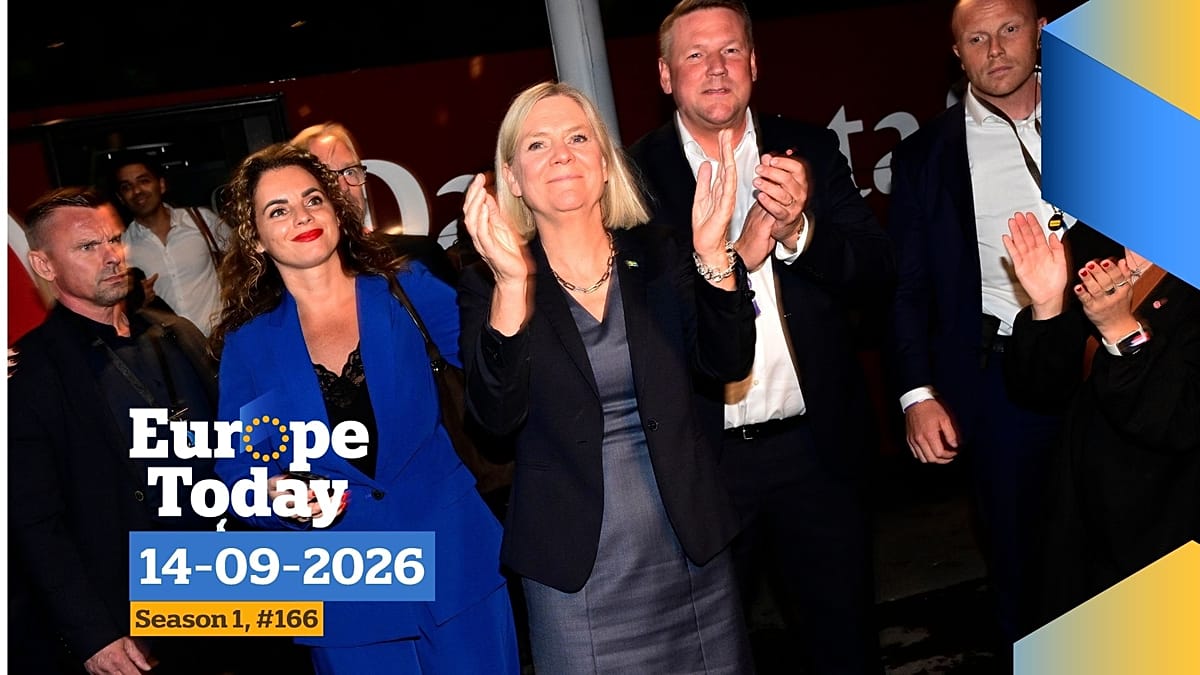 Sweden's centre-left edges ahead as Trump's Dublin visit ends