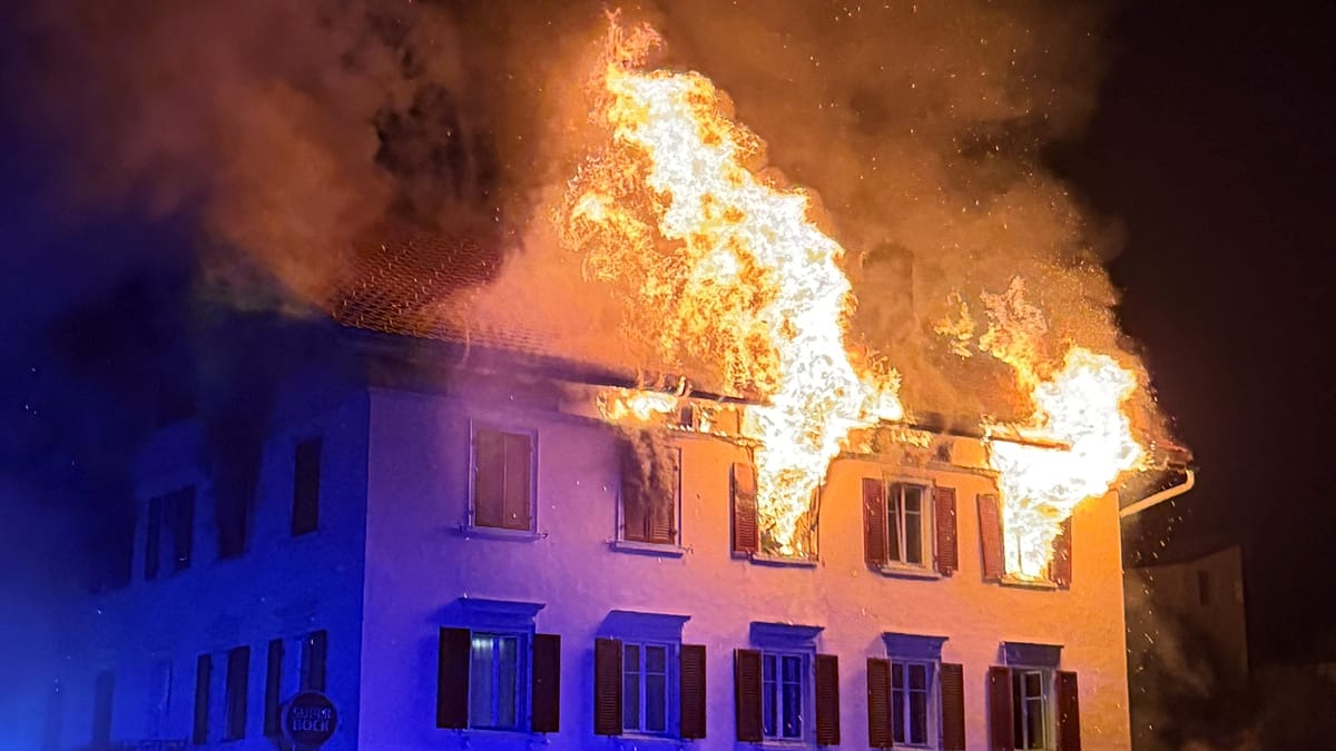 Swiss apartment fire in Thusis leaves five missing and eight injured