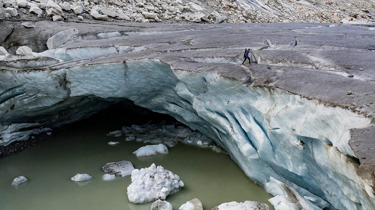 Swiss glaciers melt at record pace as heatwaves strip protective snow