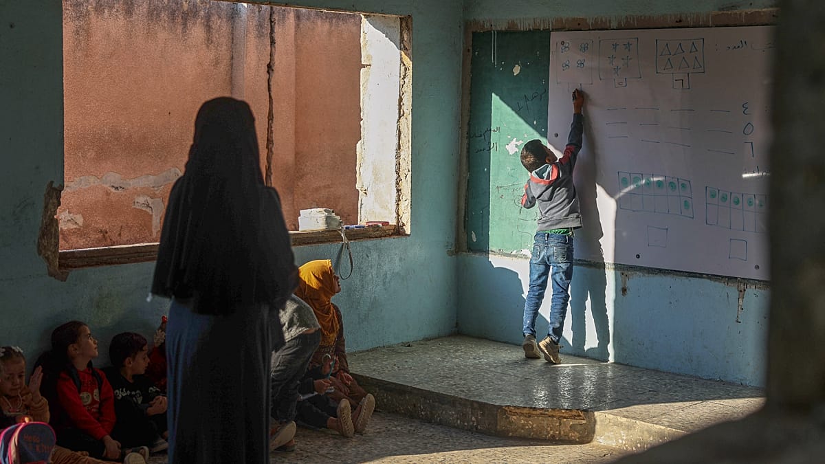 Syria's schoolbook overhaul stirs debate over identity and history