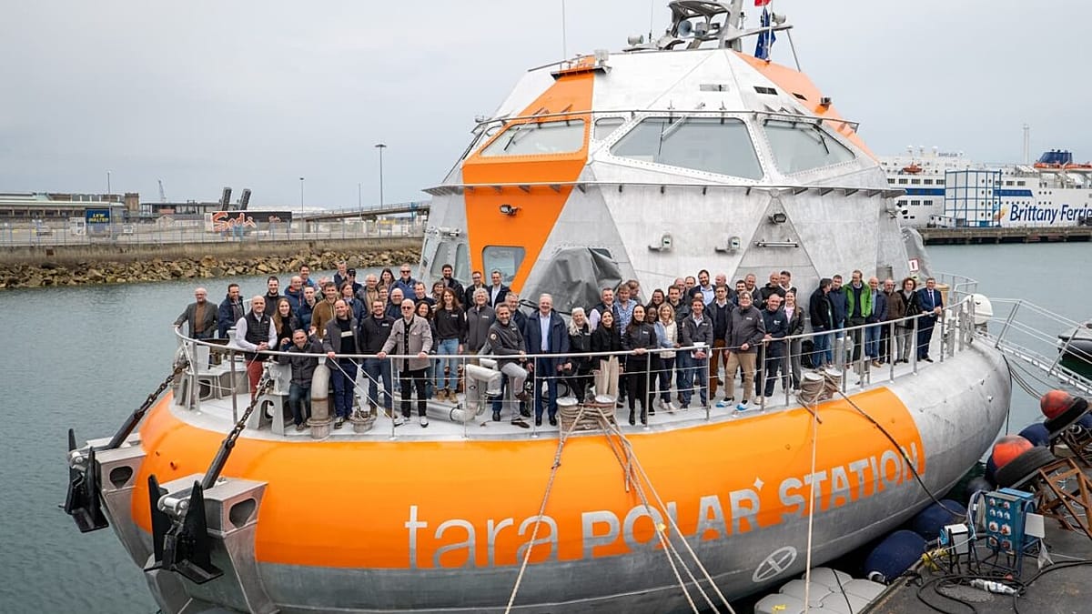 Tara Polar Station Departs Lorient for Year-Long Arctic Drift Mission