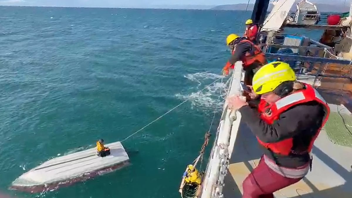 Teen rescued after three days adrift in frigid Bering Sea