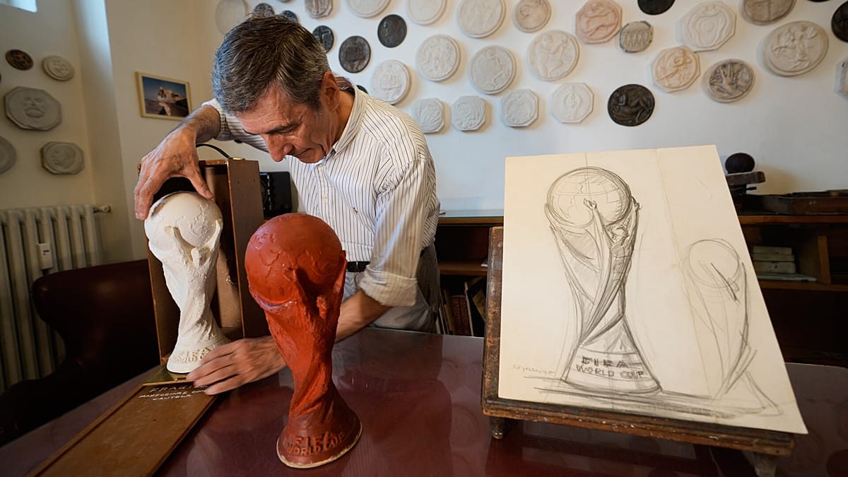The Milanese Sculptor Behind the FIFA World Cup Trophy