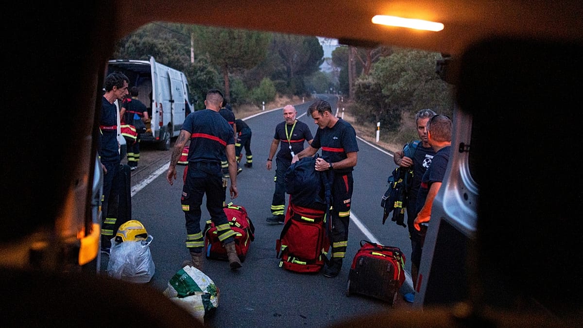 Three wildfires rage across Spain as heatwave fuels difficult battle