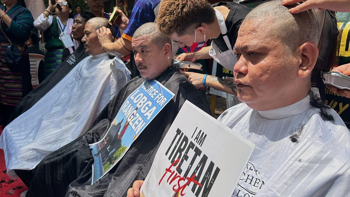 Tibetan exiles in New Delhi protest China's new ethnic unity law