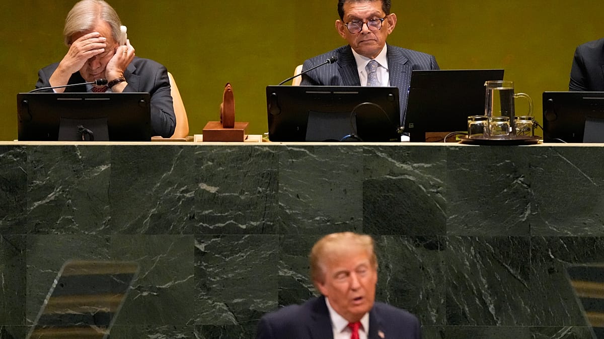 Trump and Guterres clash over AI governance at UN summit