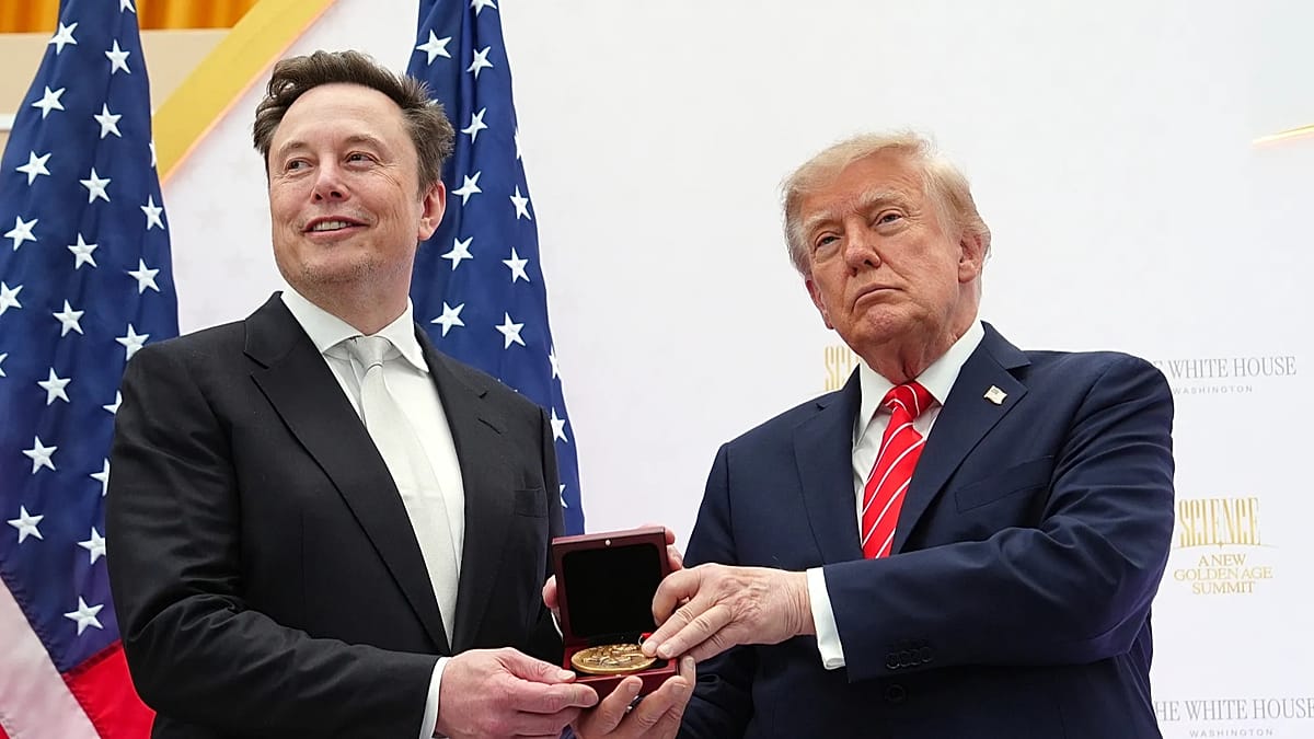 Trump honours Musk with top US science medal amid shifting ties