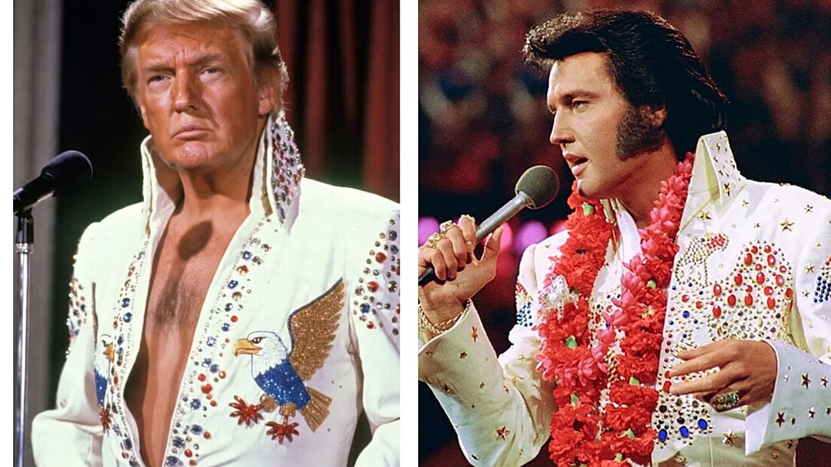 Trump's AI Elvis post stirs backlash from music fans