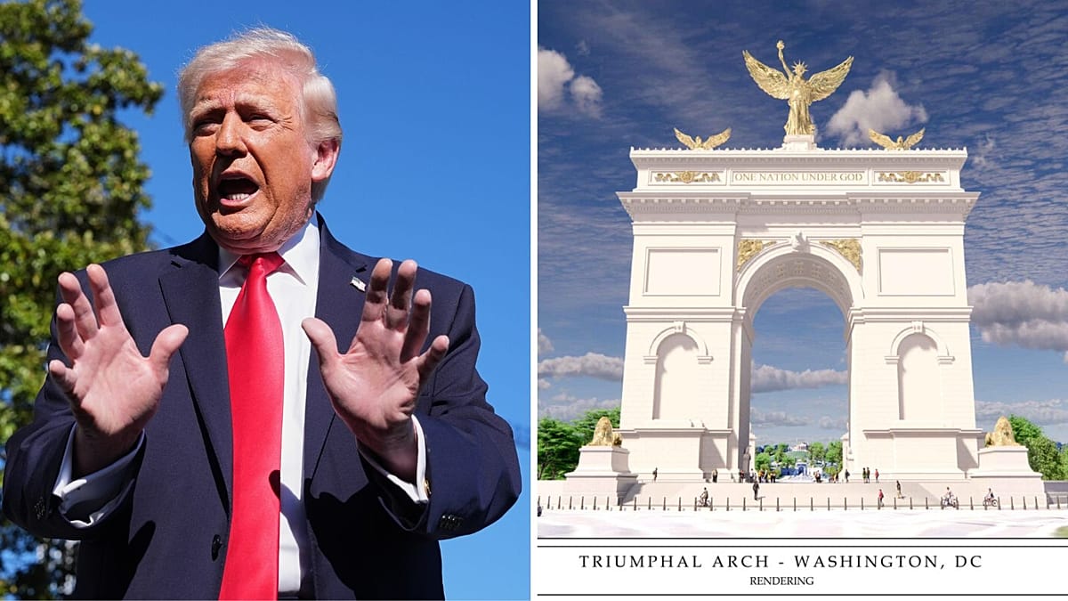 Trump's Proposed 'Arc de Trump' Monument Draws Legal and Public Scorn