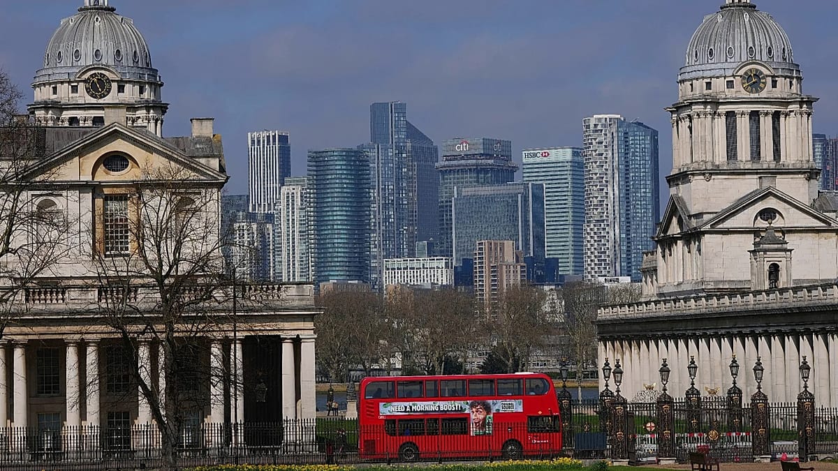 UK second-quarter growth revised up to 0.5% on services strength