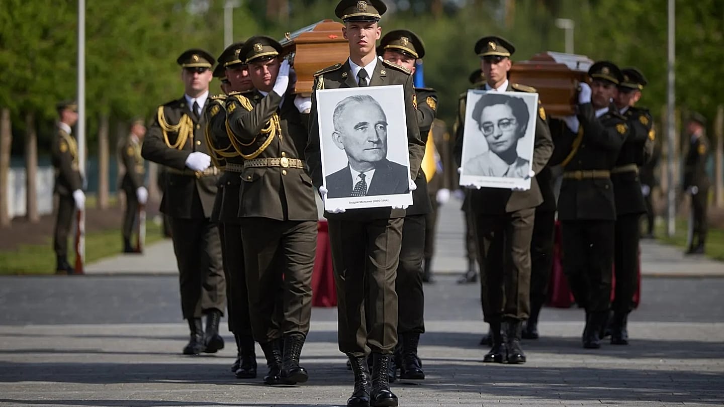 Ukraine Reinters Remains of Nationalist Leader Andrii Melnyk Amid Controversy