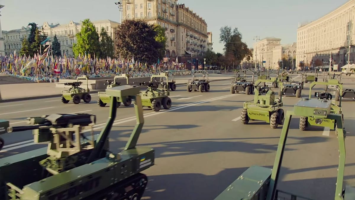 Ukraine's robot parade signals a new era in warfare