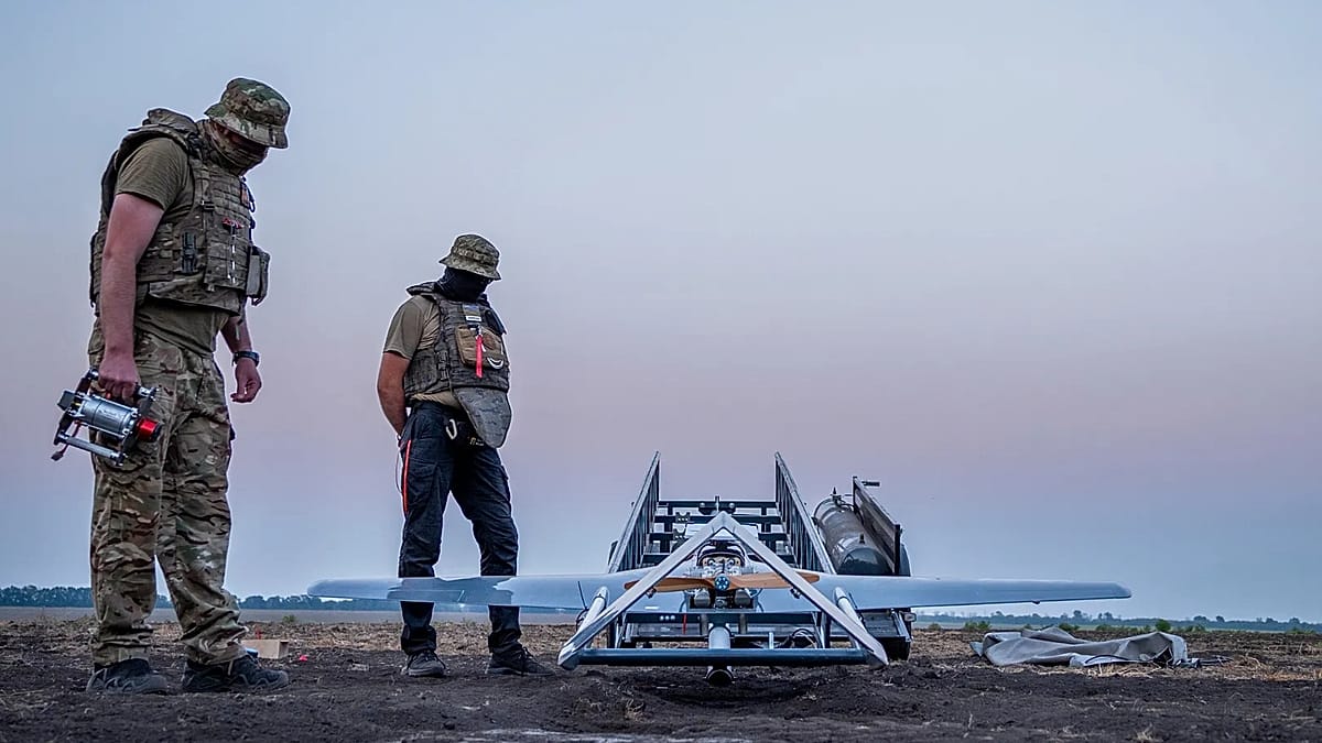 Ukraine strikes Russian space centre and air base in long-range campaign