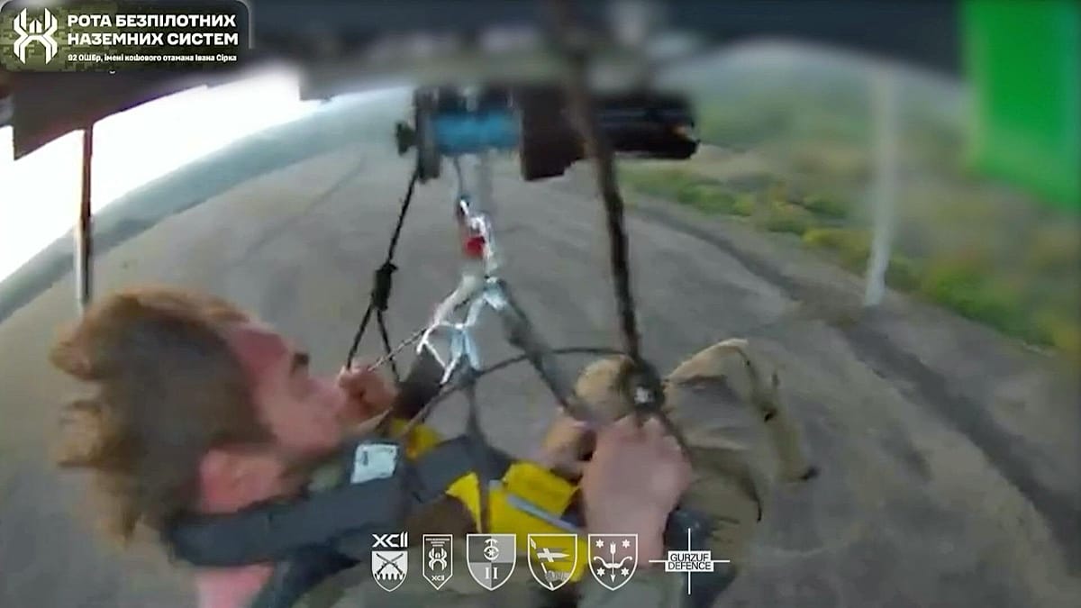 Ukraine uses drone to airlift wounded soldier from front line